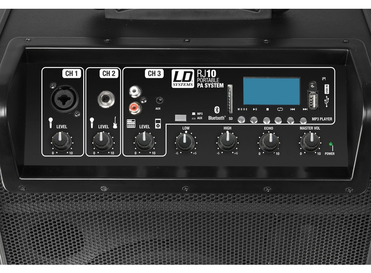 LD Systems Roadjack 10 - Battery Powered Bluetooth Loudspeaker 